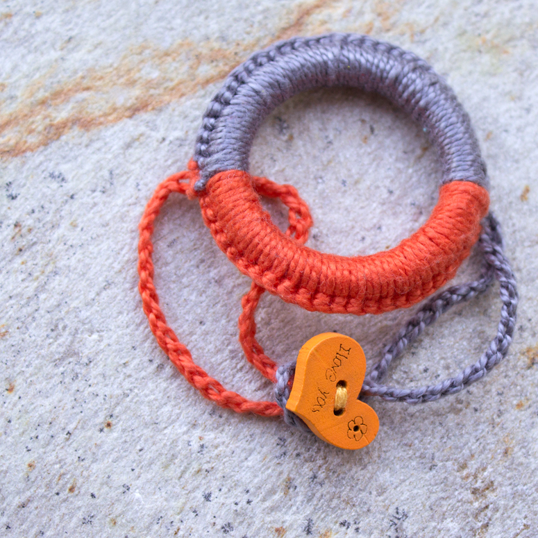 Instrucciones para pulsera a ganchillo